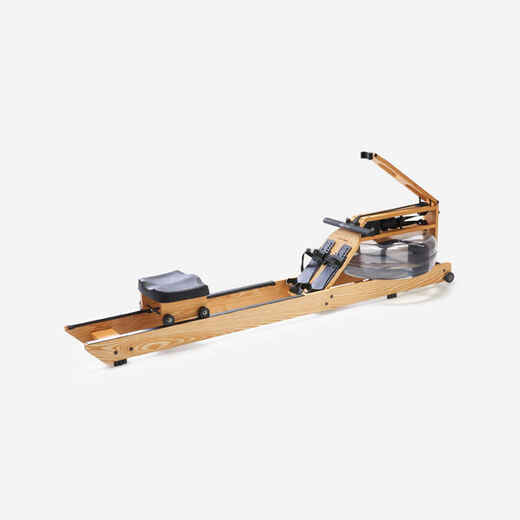 
      Rudergerät aus Holz mit Wasserwiderstand Domyos x Waterrower WR3
  