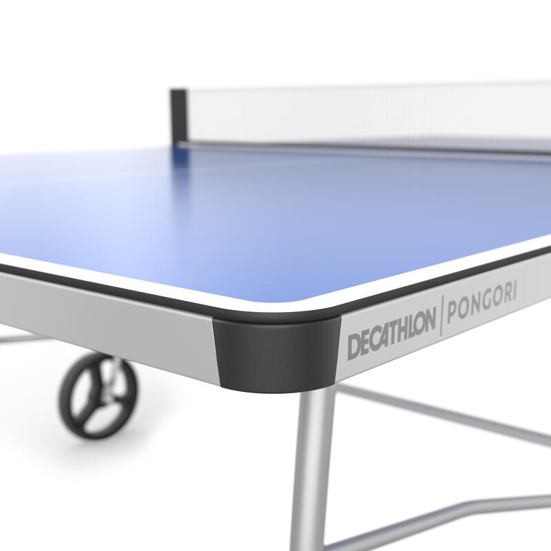 MESA DE PING PONG PPT 500.2 EXTERIOR AZUL PONGORI - Decathlon