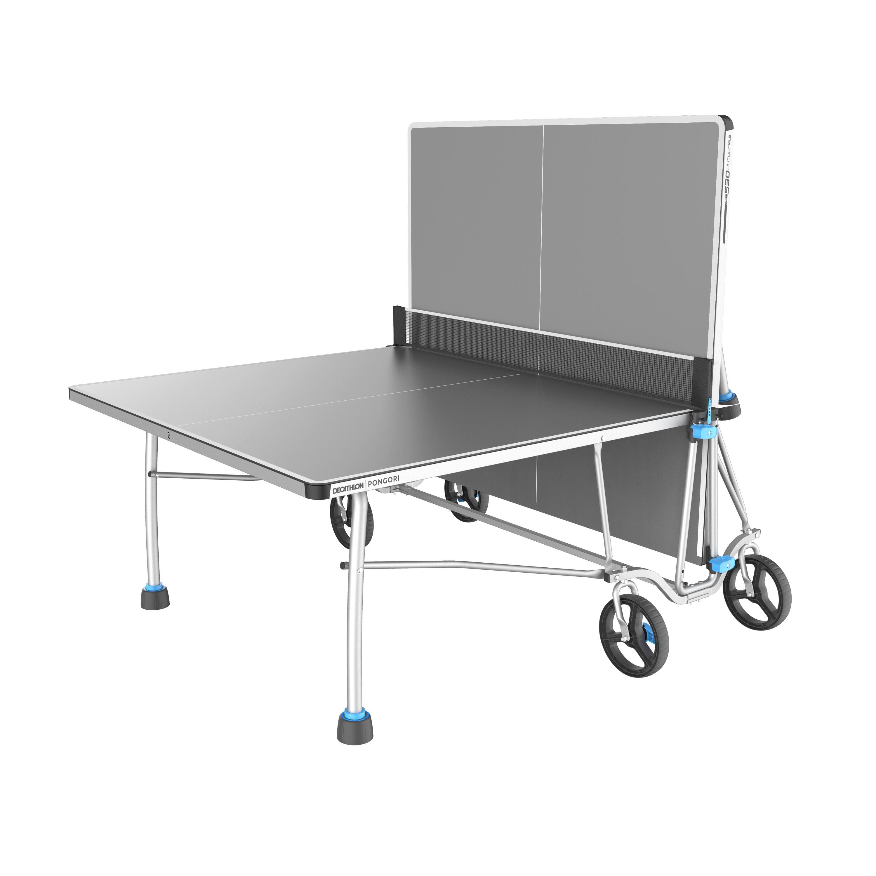 Mesa ping pong exterior plegable tablero 5 mm Pongori PPT 530.2 15/30