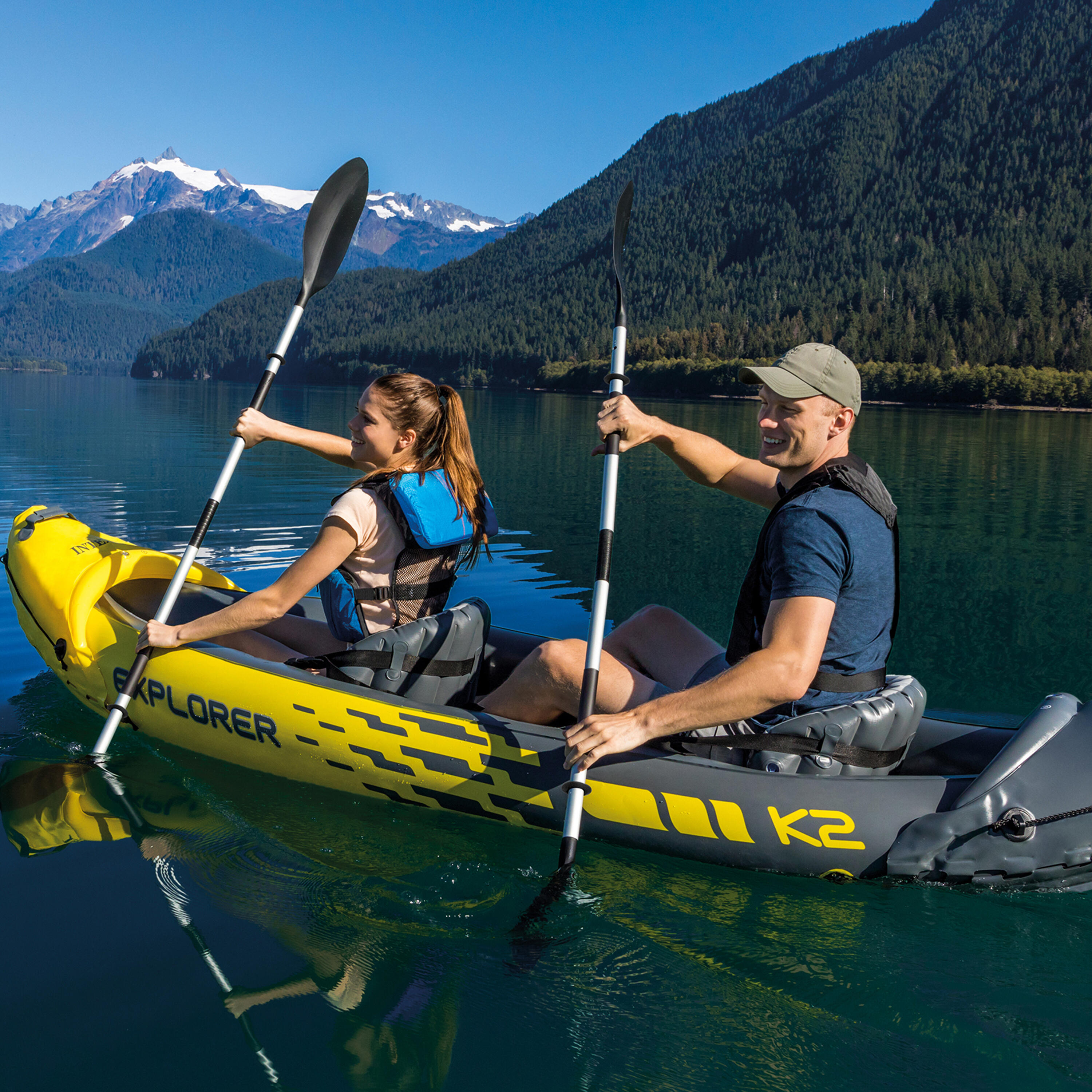 Kayak hinchable Intex Explorer K2 2 plazas - CD 7/9