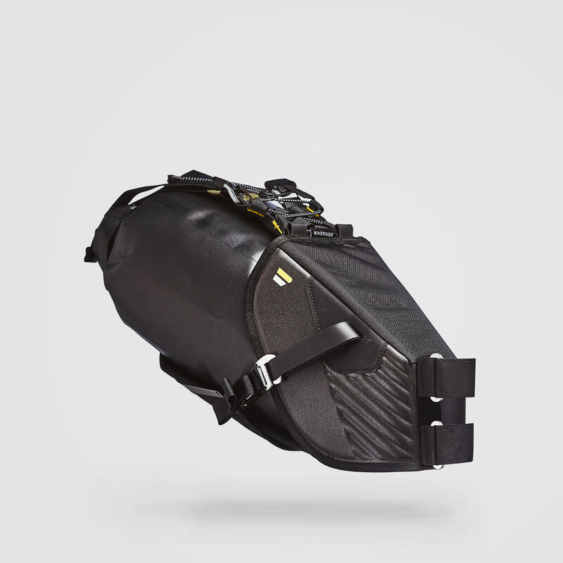 Arnés para bolsa de sillín Bikepacking Riverside negro