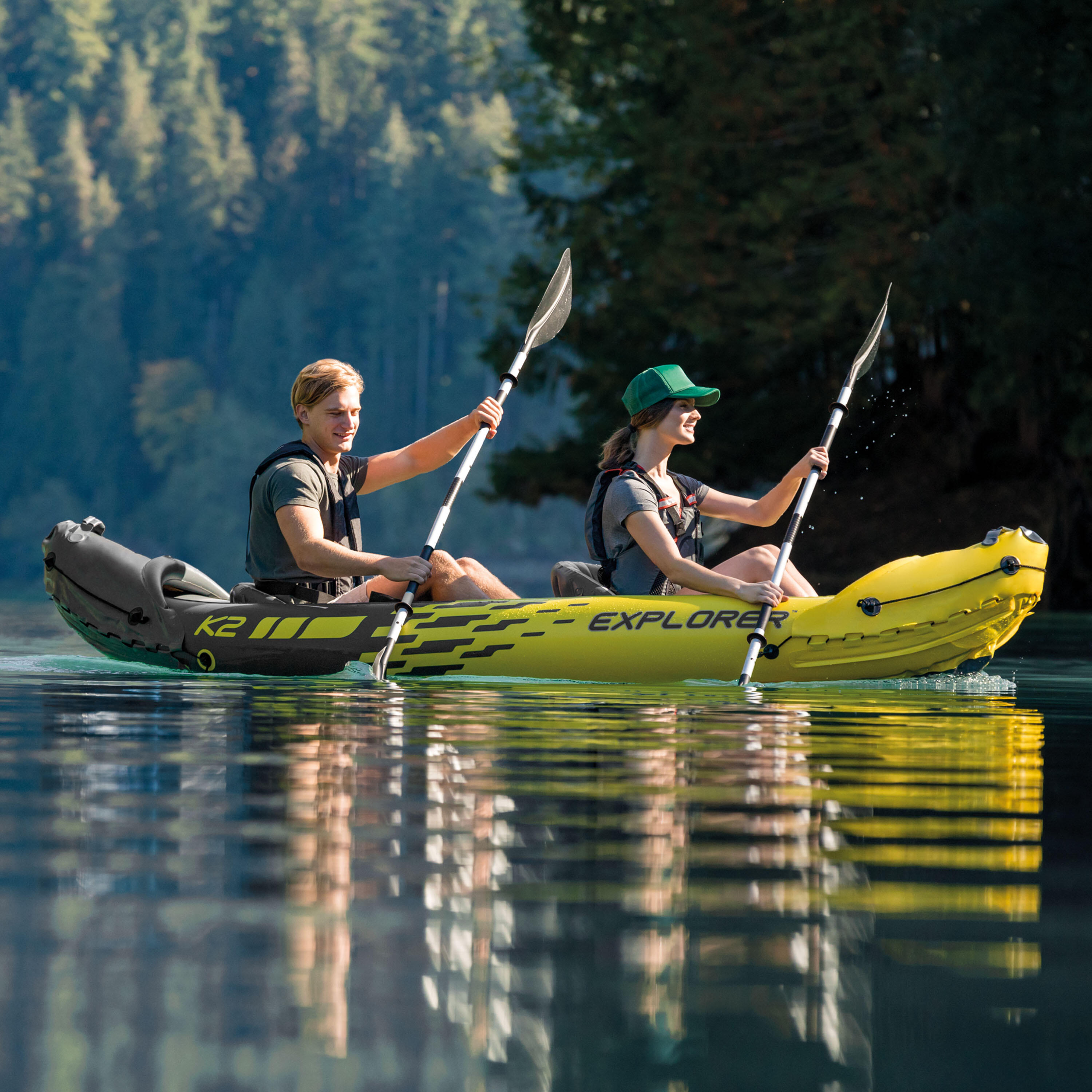 Kayak hinchable Intex Explorer K2 2 plazas - CD 6/9