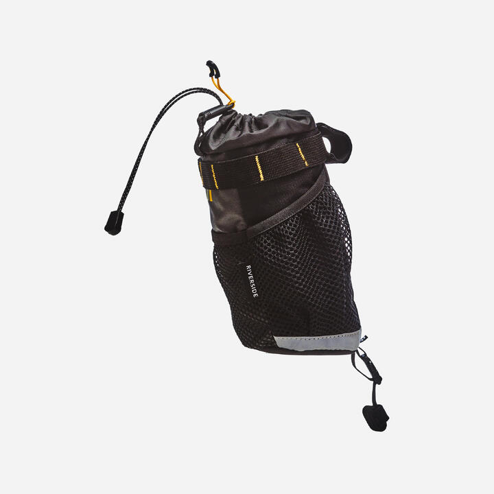 Bikepacking Bottle Cage Food Pouch RIVERSIDE Decathlon