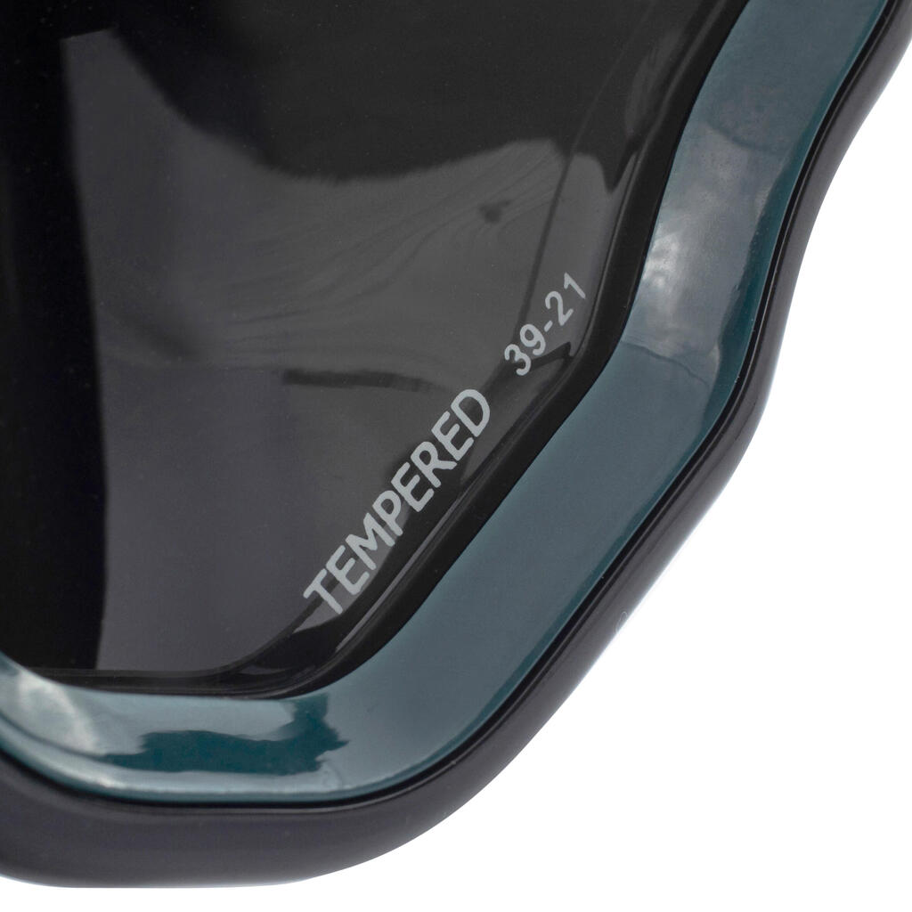 Scuba mask - 500 Dual BlackGrey