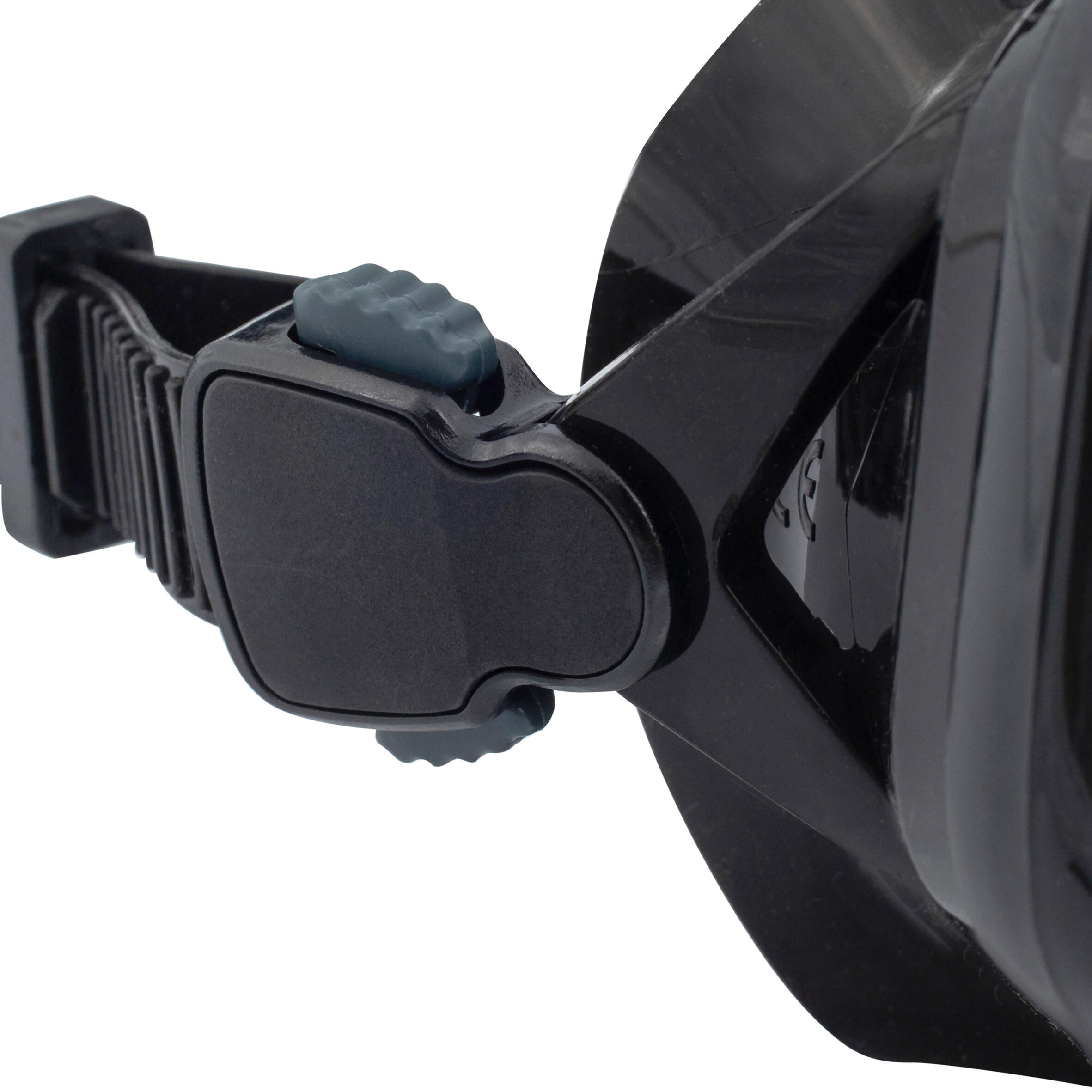 Gafas Buceo SCD 500 Bi-cristal Facial Opaco Negro/Gris 8/12