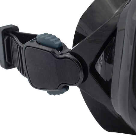 Scuba mask - 500 Dual BlackGrey