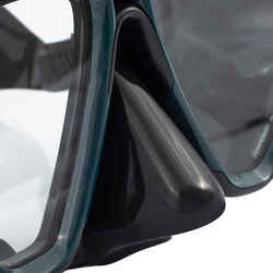 Scuba mask - 500 Dual BlackGrey