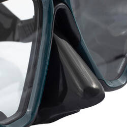 Scuba mask - 500 Dual BlackGrey