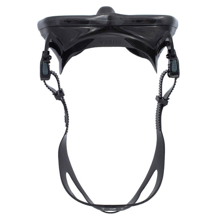 Scuba mask - 500 Dual BlackGrey