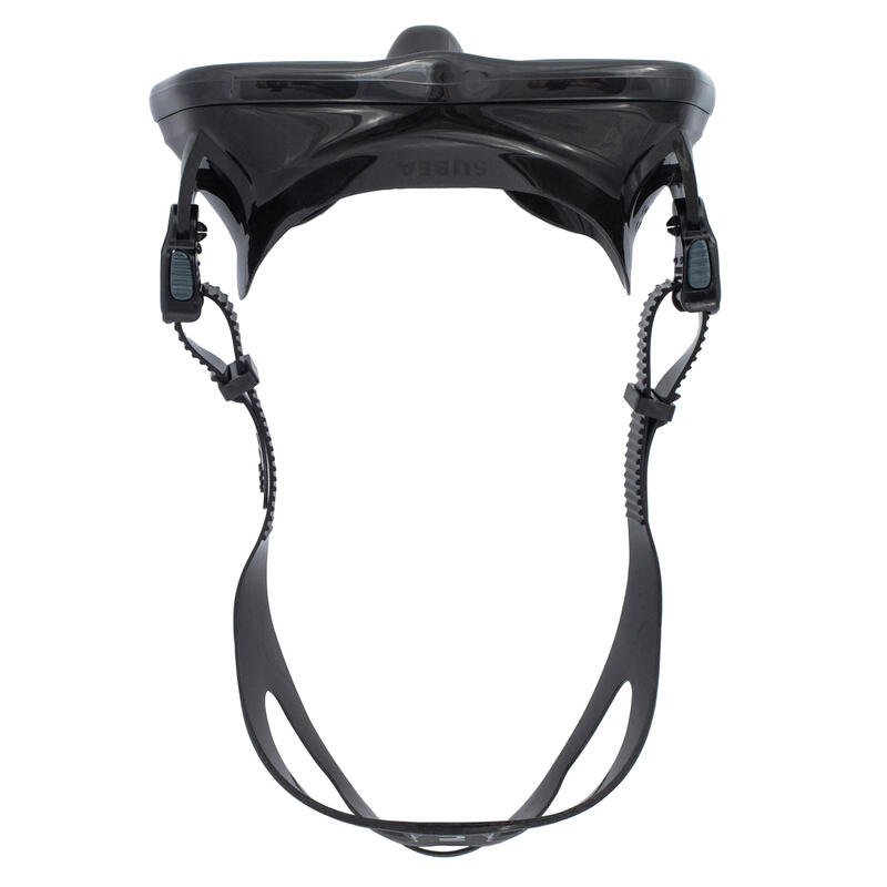 Scuba mask - 500 Dual BlackGrey