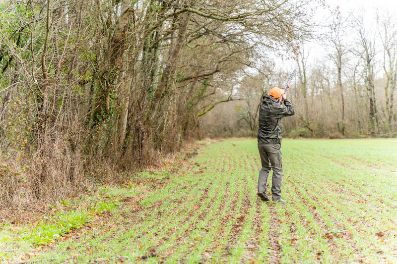 Lichte regenjas voor de jacht 100 groen