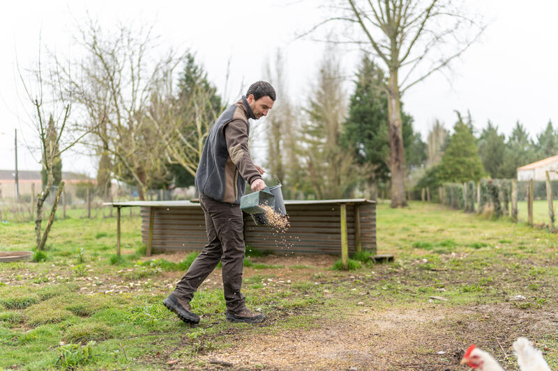 Erkek Kargo Avcı Pantolonu - Kahverengi - Avcılık ve Doğa Gözlemi - Steppe 300