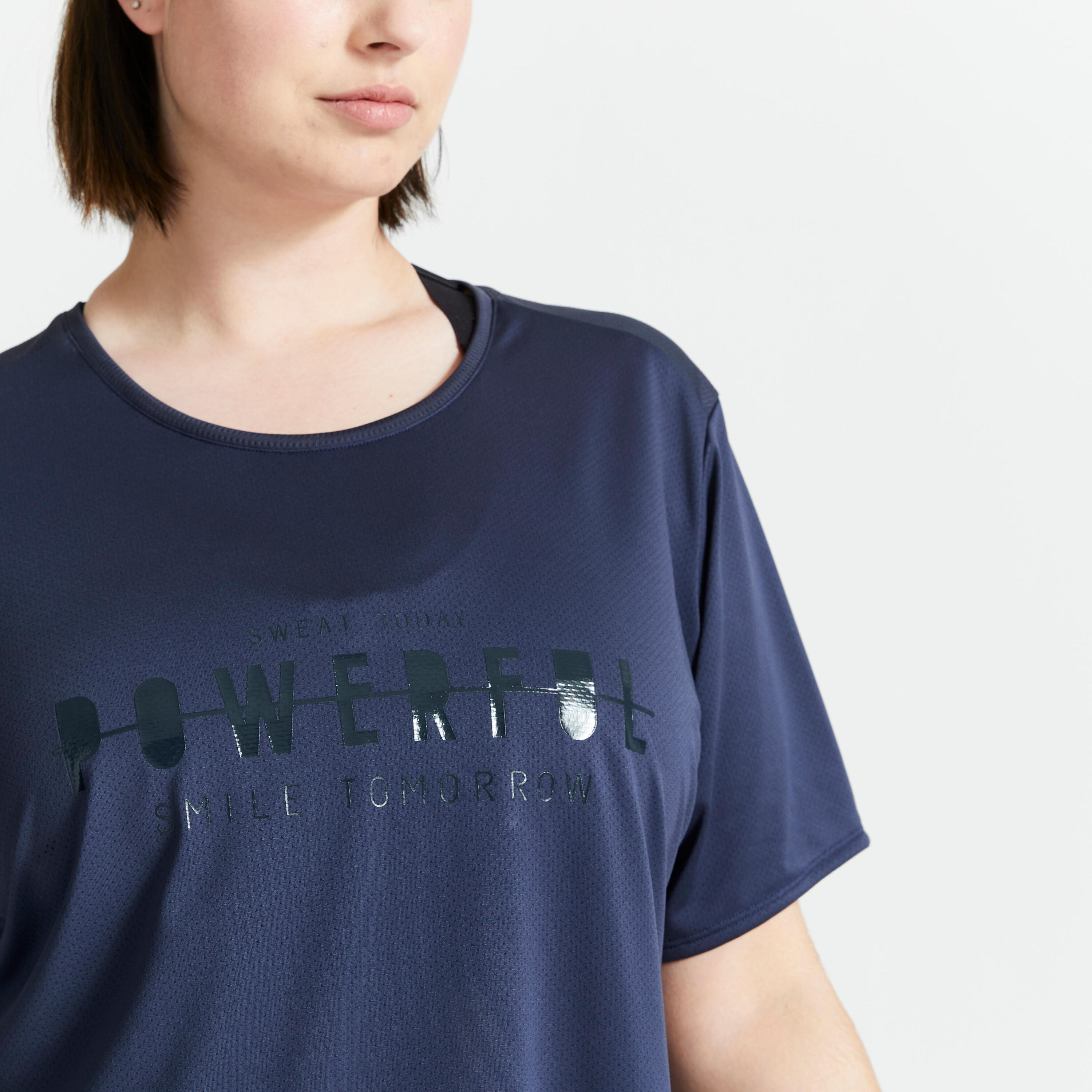 Fitted Fitness T-Shirt (Large Size) 3/5