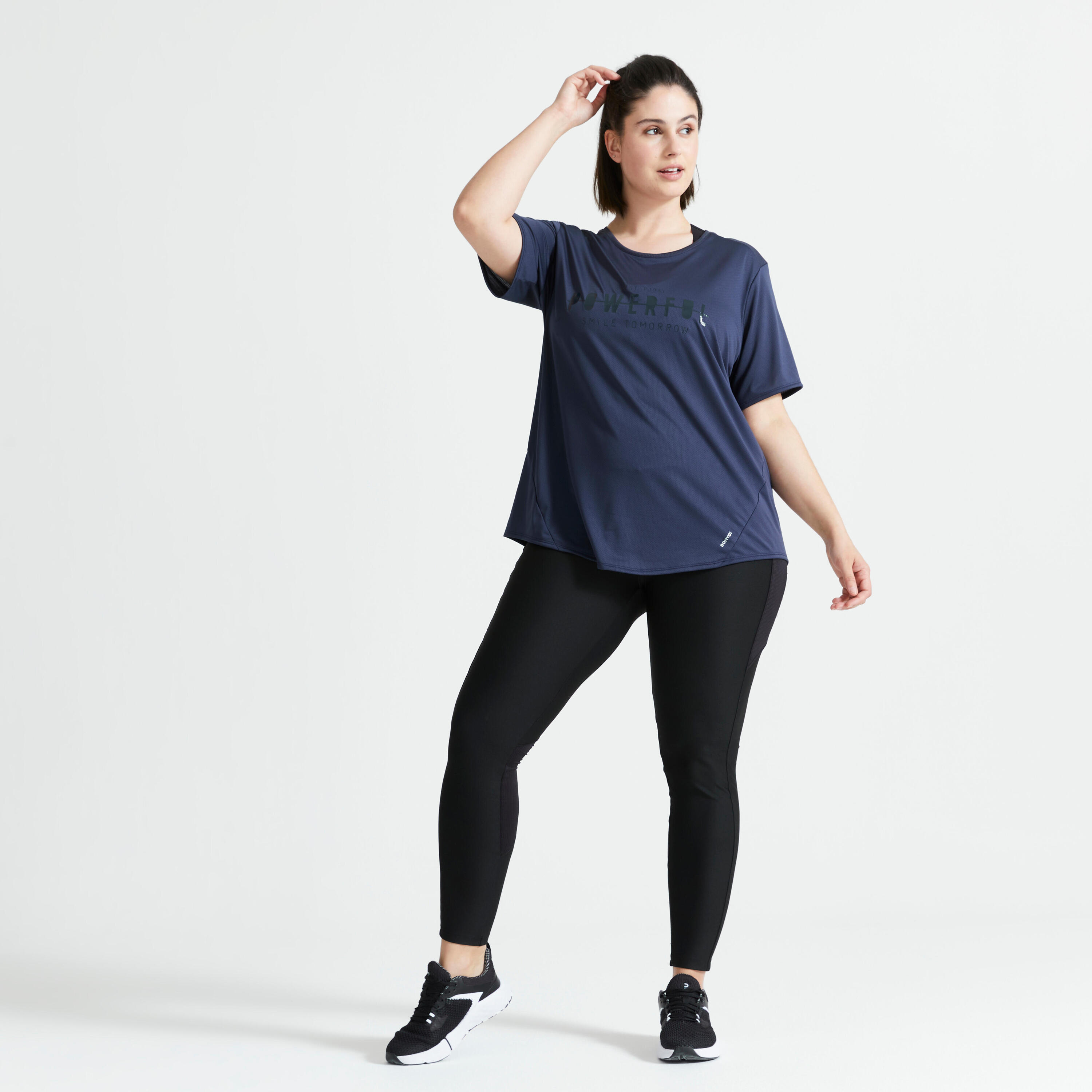 Fitted Fitness T-Shirt (Large Size) 2/5