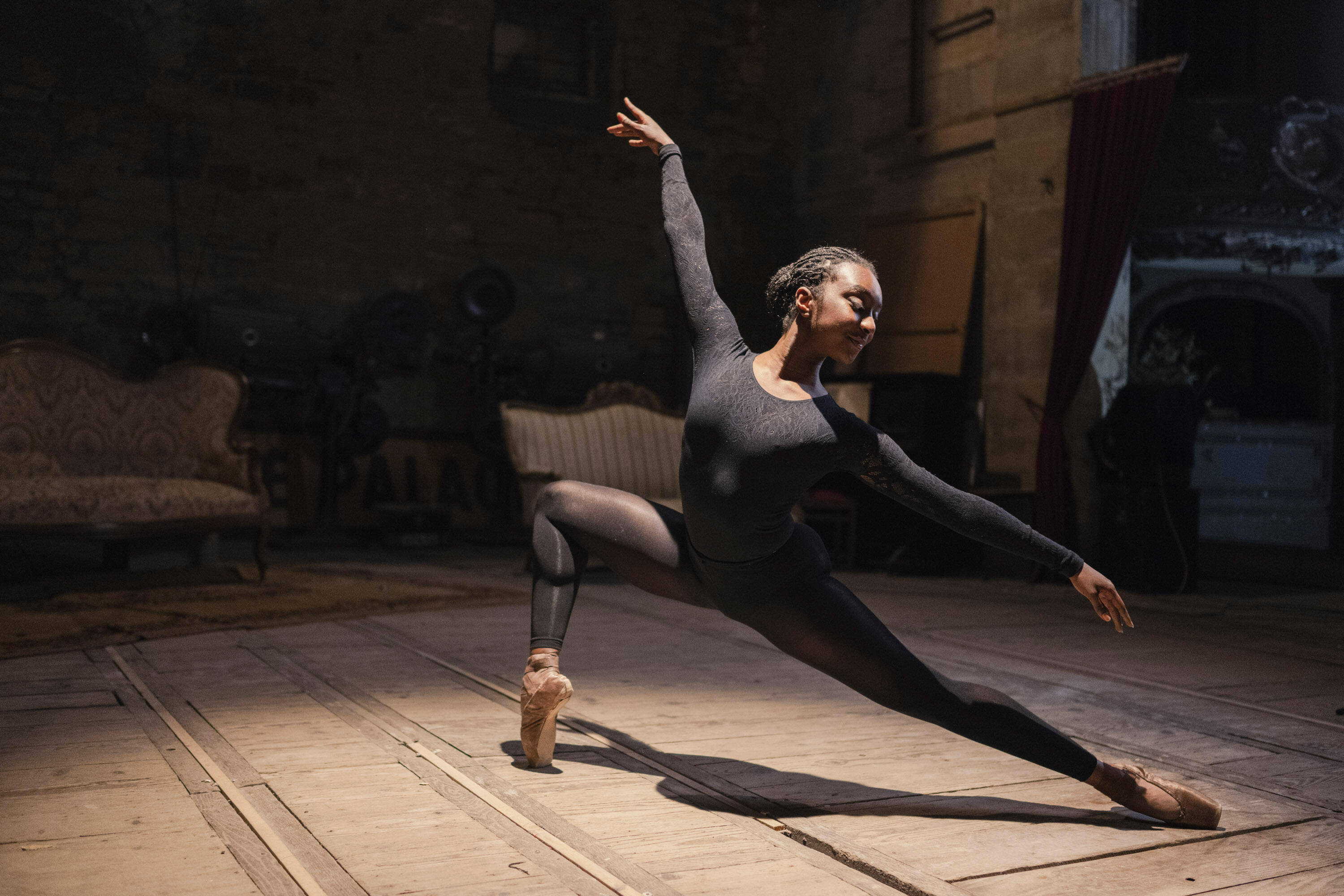 Footless Ballet Tights - Women - Black - Starever - Decathlon