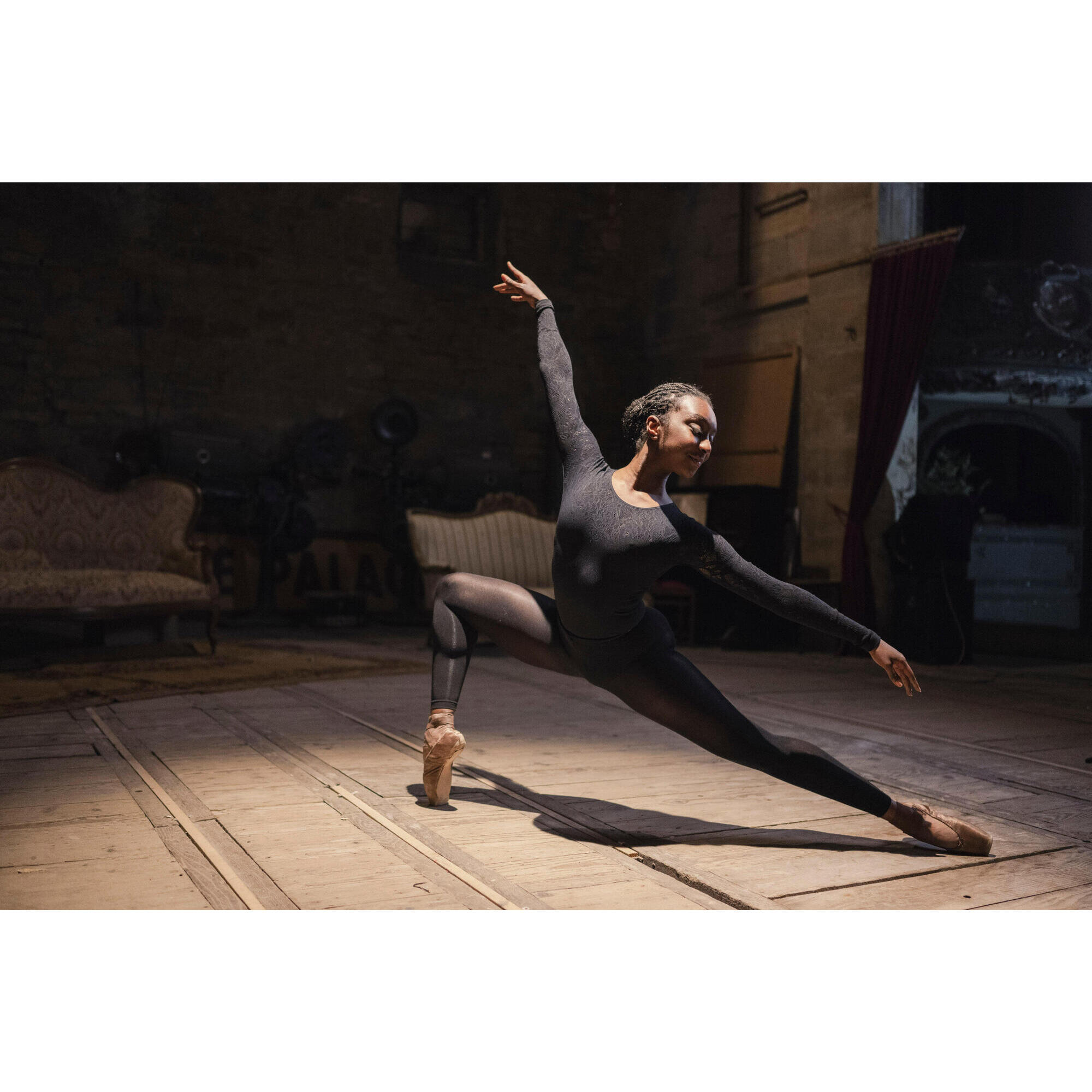 Collants de danse classique sans pieds femme DOMYOS Decathlon