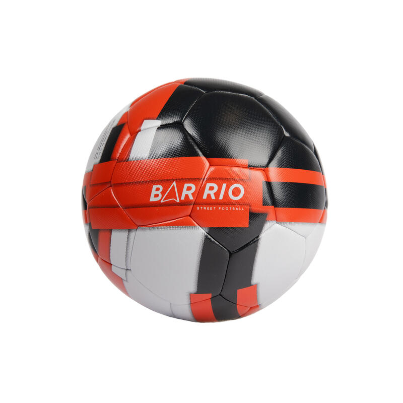 Bola de Futebol de Rua Barrio 63 cm Vermelho/Preto