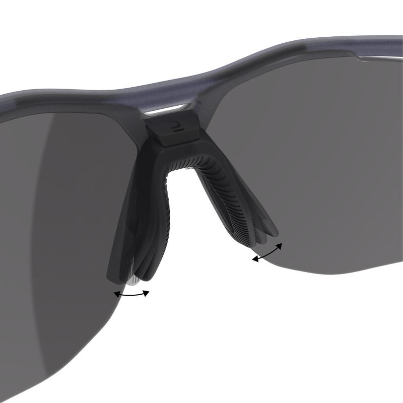 Běžecké brýle Runperf 2 kategorie 3 průsvitné modro-stříbrné