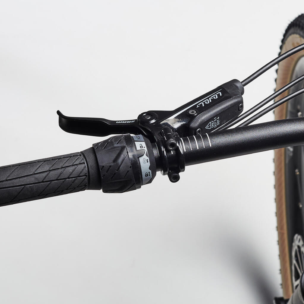 Horský bicykel XC 500 S s hliníkovým a karbónovým rámom sivý