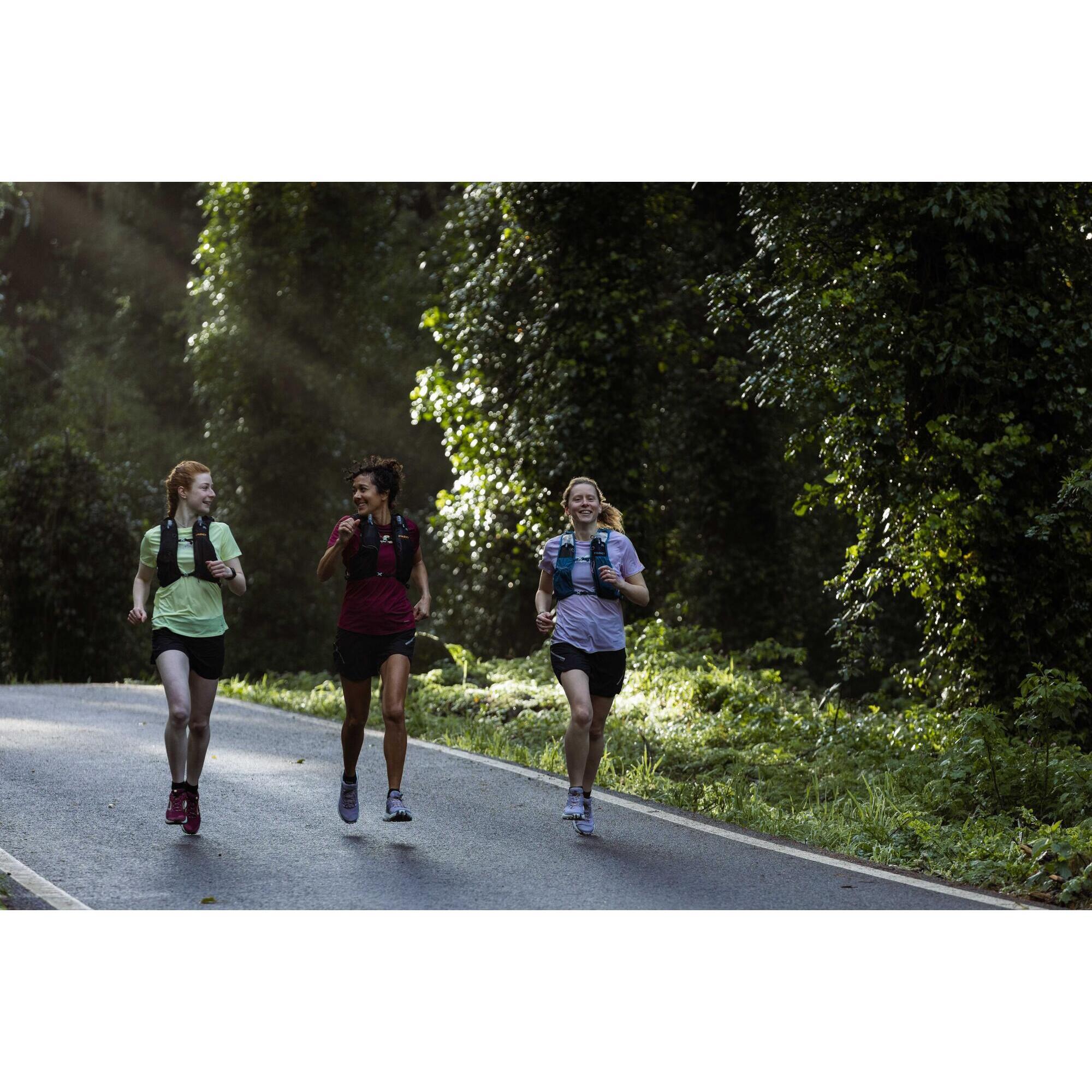 MAGLIETTA DA TRAIL RUNNING A MANICA CORTA GRAPH DA DONNA LIME