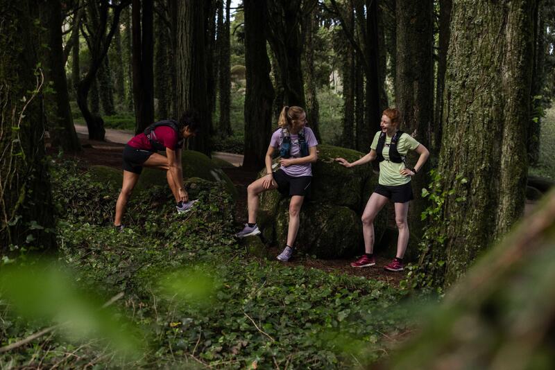 Laufschuhe Damen Trail - TR2 lila