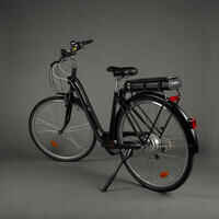 E-Bike City Bike 28 Zoll Elops 120E schwarz