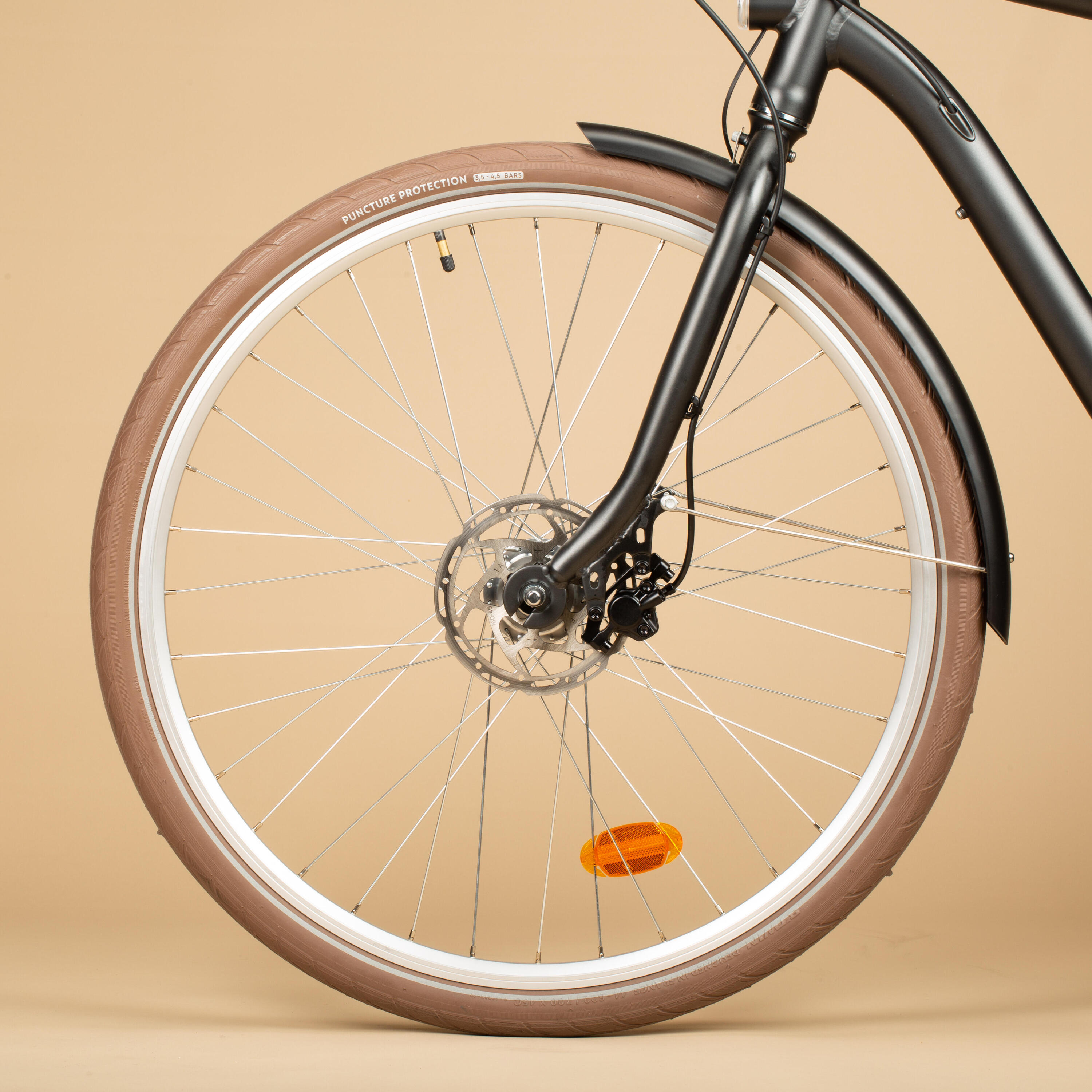 VELO DE VILLE ELOPS 900 cadre haut ALUMINIUM noir 6/22