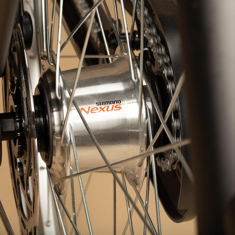 Rower miejski Elops 900 HF aluminiowy wysoka rama