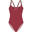 Bañador Mujer natación deportivo rojo. Hasta T. 48