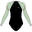 Women's One-piece swimsuit Kamy Long black green