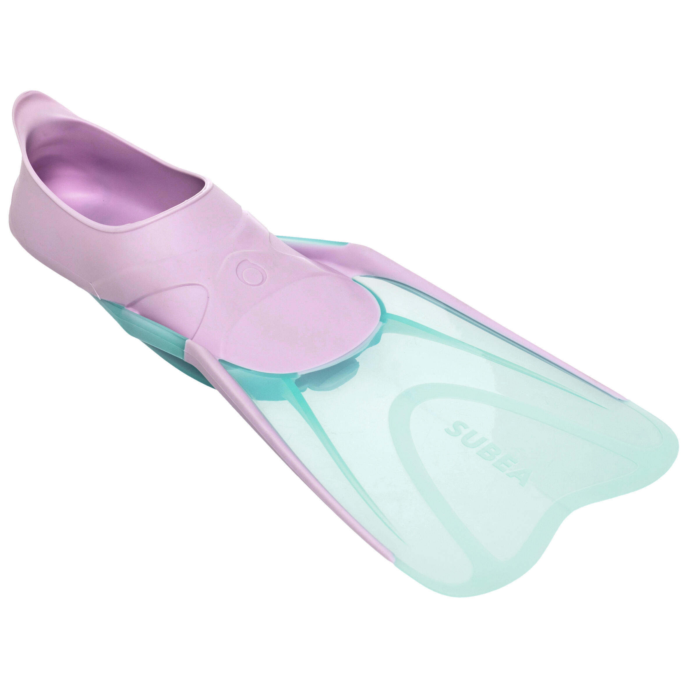 SUBEA Kids' Diving Fins - FF 100 Soft Purple Green