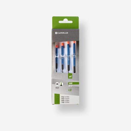 FLÖTEN 4-PACK L3 METE I SJÖAR PF-F500  0,4g/0,6g/0,8g/1g