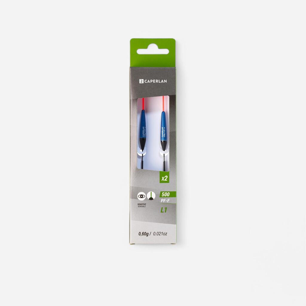 Komplet plovcev za statični ribolov PF-F500 L1 (2 kosa, 0,6 g) 