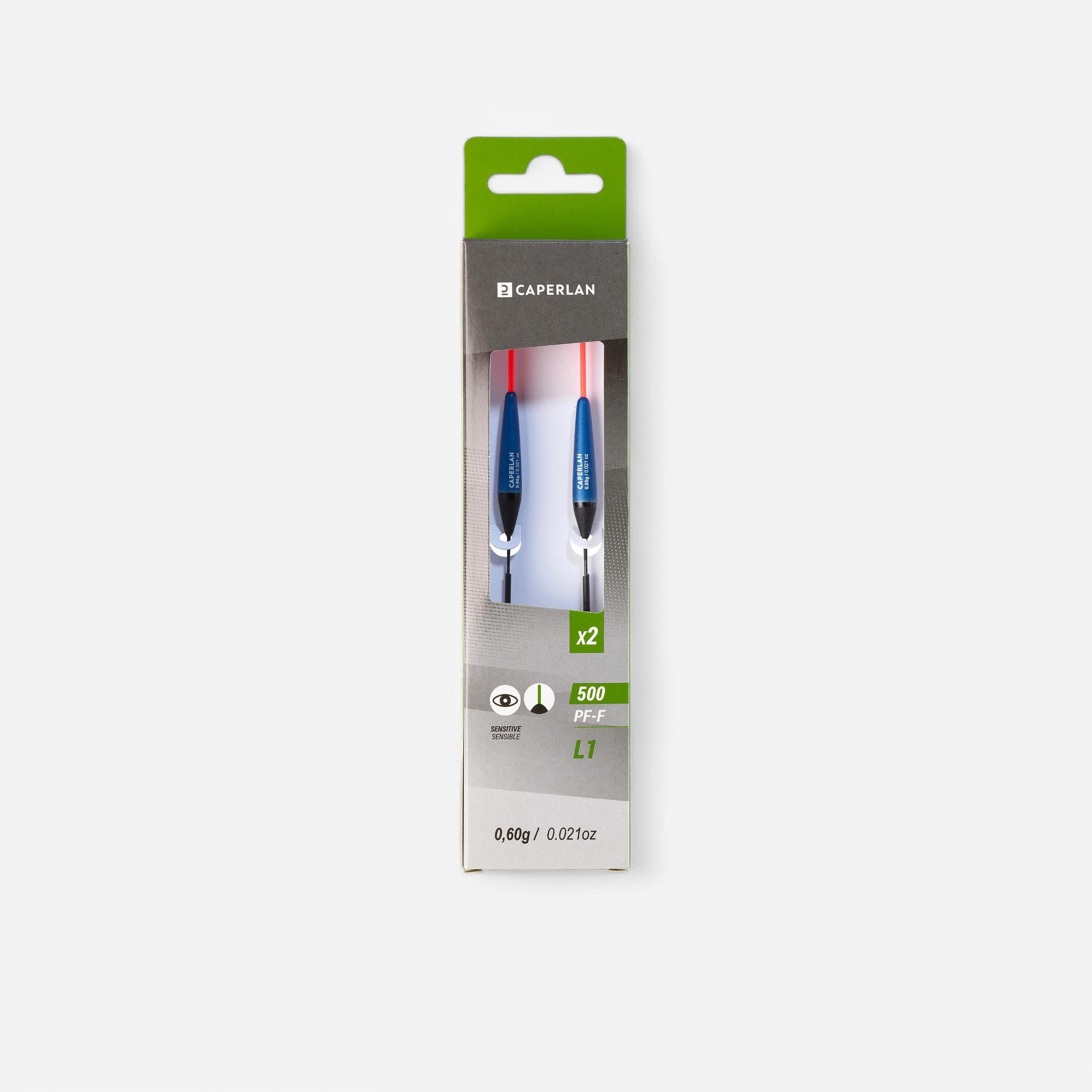 Caperlan - Lot De 2 Flotteurs De 0,6g Pour La Peche Au Coup En Etang Pf-f500 L1 - Flotteur - Peche - - Taille Unique - Decathlon