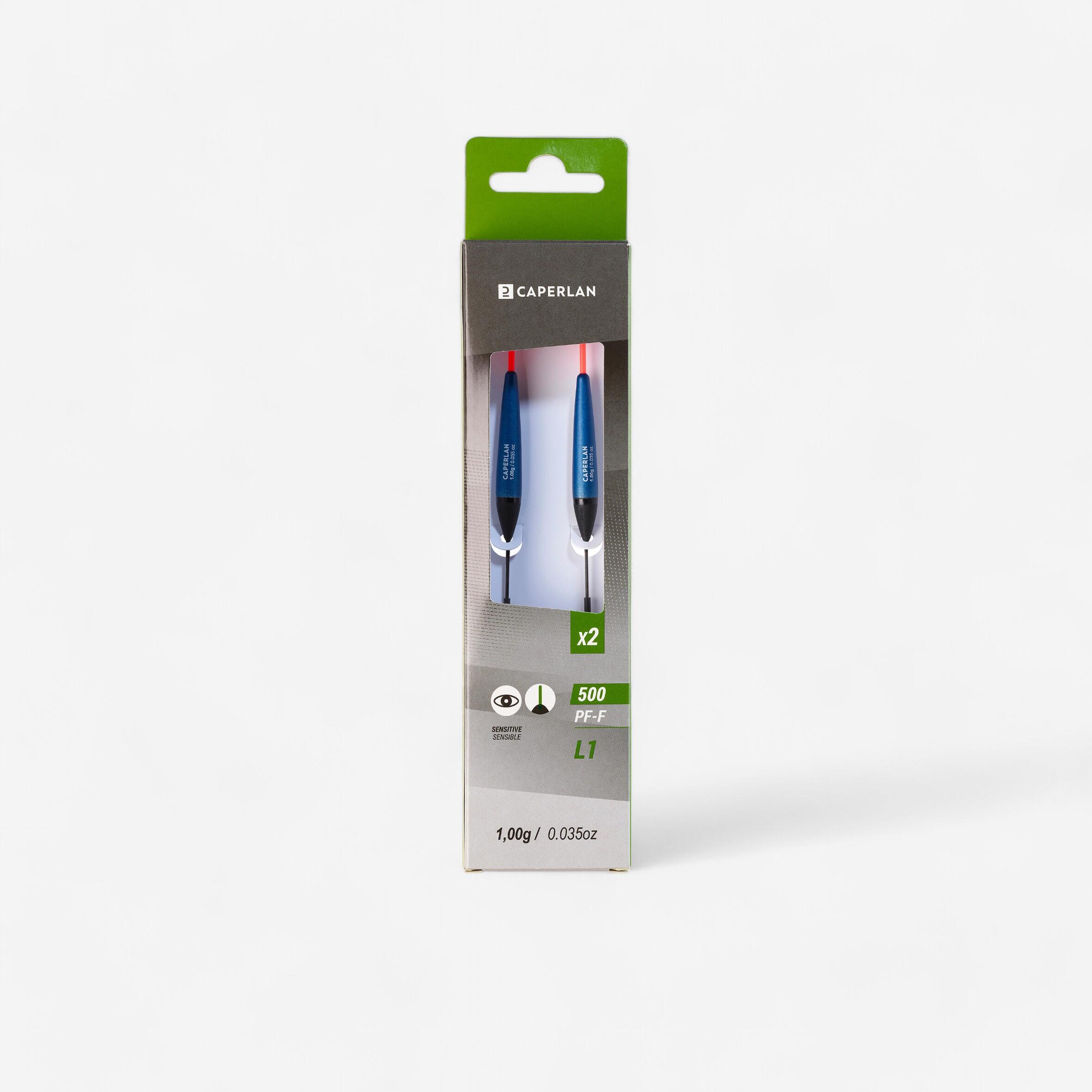 Decathlon | Galleggianti pesca al colpo stagno PF-F500 L1 1g x2 |  Caperlan