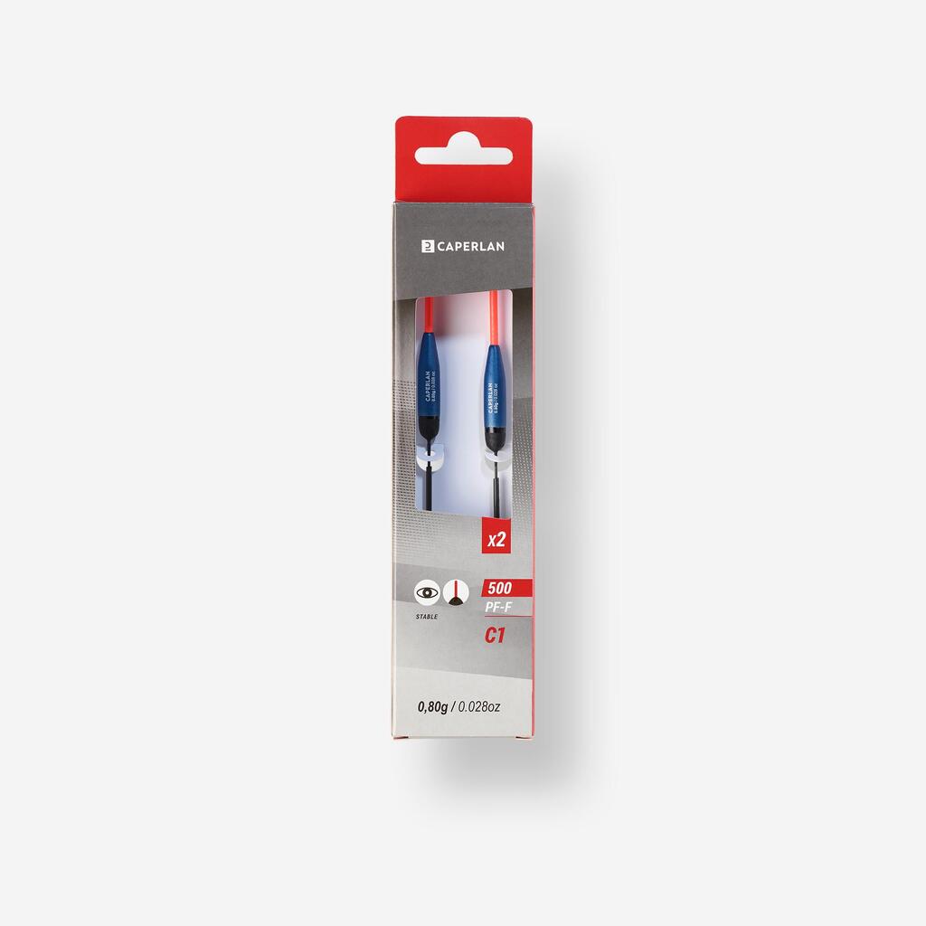 Komplet plovcev za statični ribolov PF-F500 C1 (2 kosa, 0,8 g) 