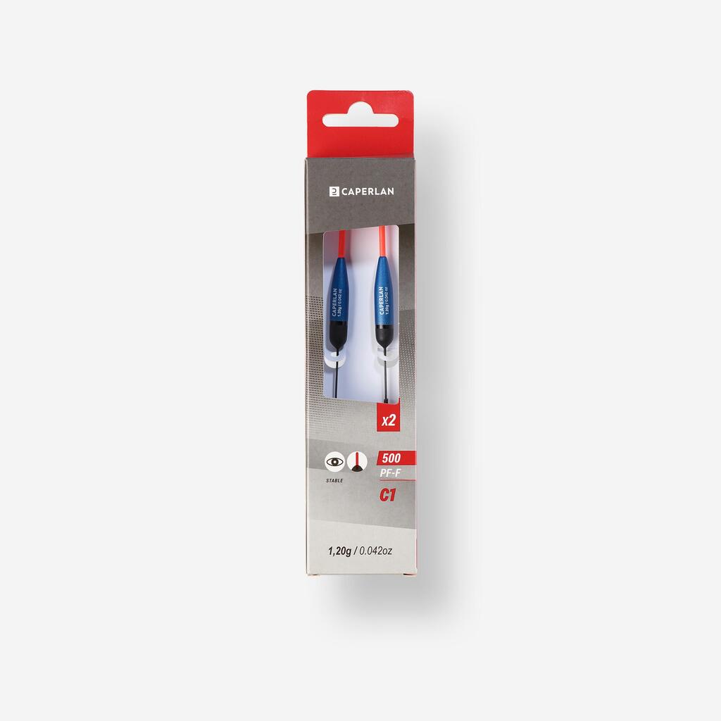 Komplet plovcev za statični ribolov PF-F500 C1 (2 kosa, 1,2 g) 