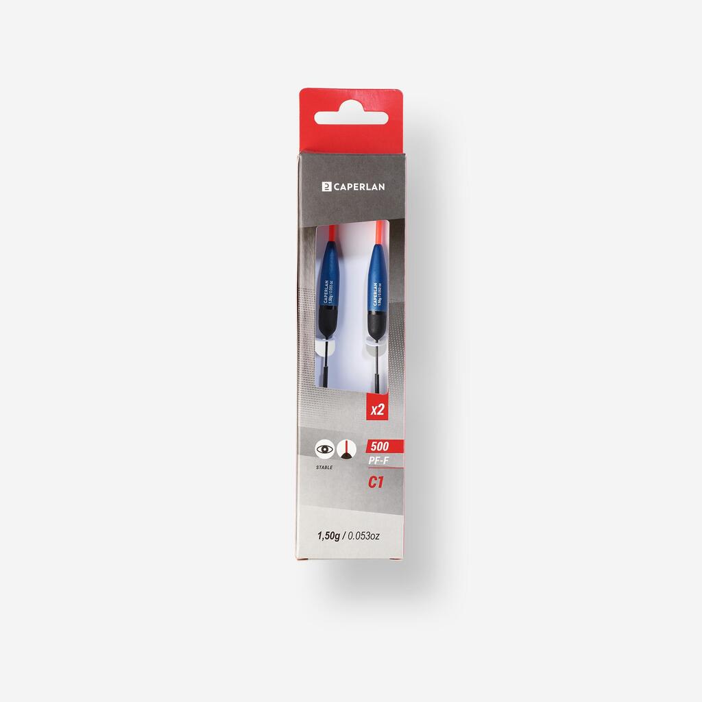 Komplet plovcev za statični ribolov PF-F500 C1 (2 1.5 kosa, 1,5 g) 