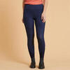 Legging équitation femme bleu print 100 LIGHT