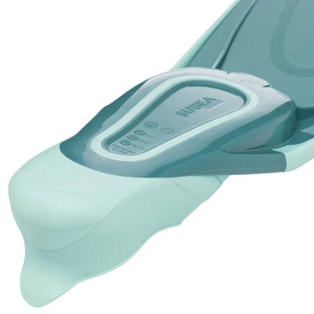 Diving fins FF 100 soft turquoise