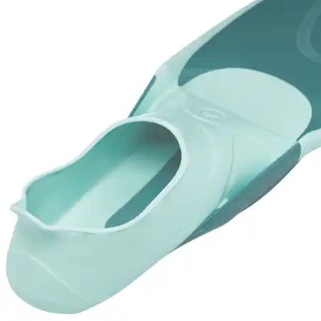 Adults’ snorkelling fins  SUBEA SNK 500 - Pastel mint