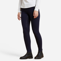 Pantalon équitation full grip chaud Femme - 500 marine