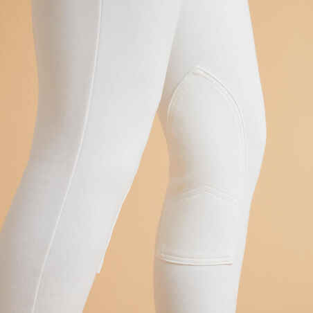 Women's Horse Riding Show Jodhpurs 100 - White