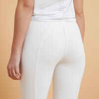 Women's Horse Riding Show Jodhpurs 100 - White