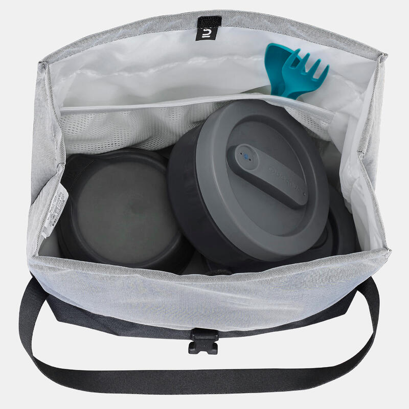 Compacte koeltas voor maaltijden voor wandelen NH Lunchbag 50 5 liter grijs
