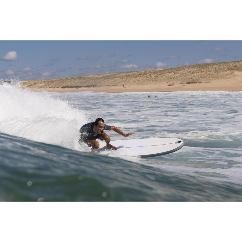 Compact opblaasbaar surfboard 500 van 7'6" (zonder pomp en zonder leash)