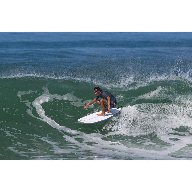 Tabla surf hinchable compacta 7'6" 80L Peso <95kg Nivel perfeccionamiento