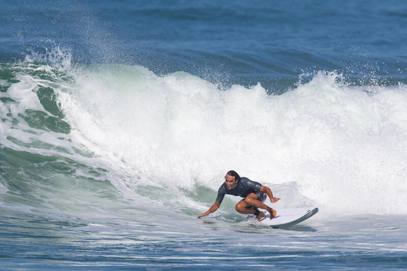 Compact opblaasbaar surfboard 500 van 7'6" (zonder pomp en zonder leash)