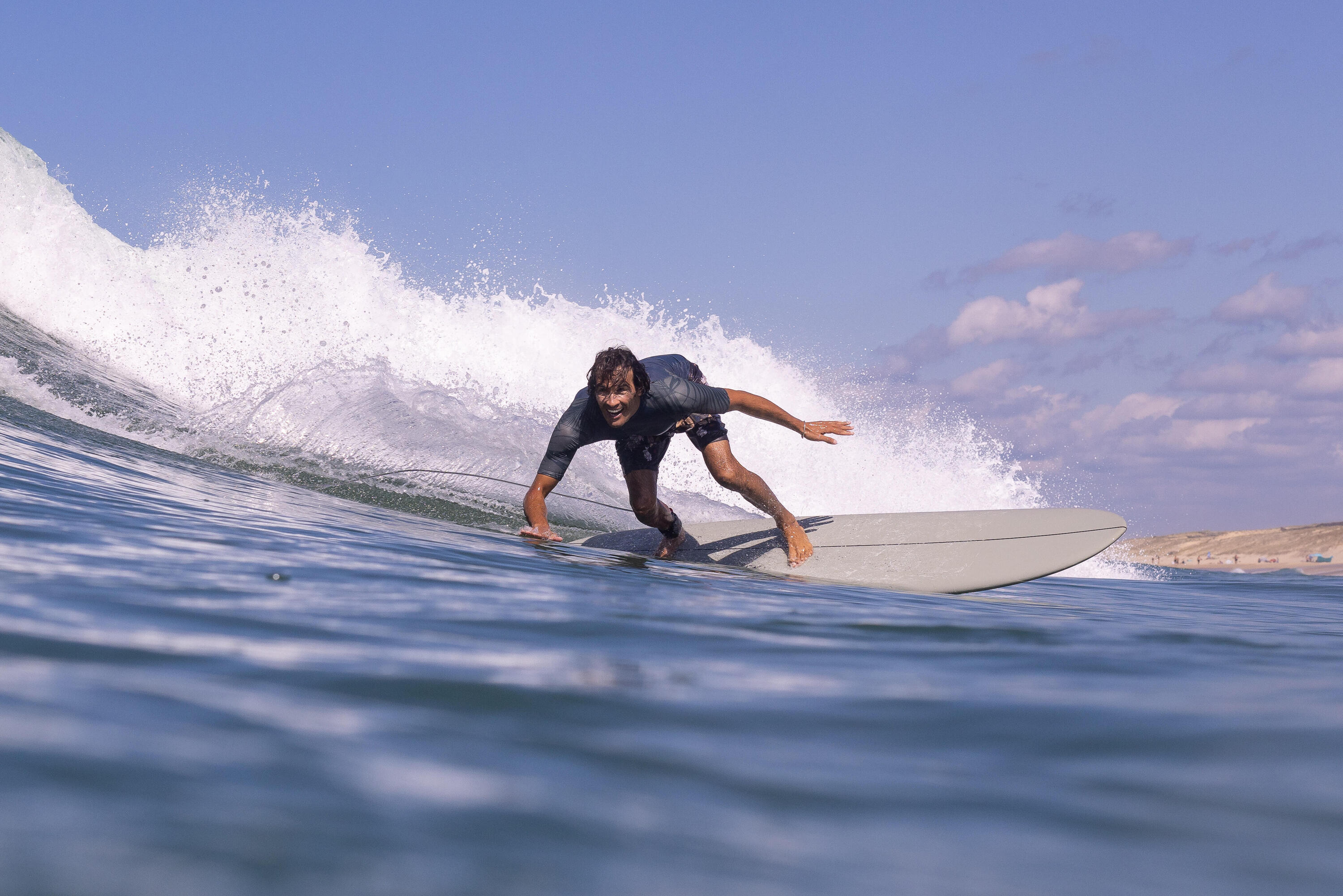 Surfboard 500 Hybrid 8' Lieferung mit drei Finnen  18/28