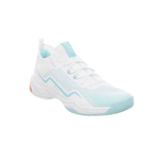 
      WOMEN BADMINTON SHOES BS 900 ULTRA LITE WHITE TURQUOISE
  